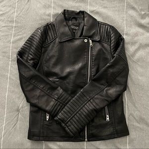 Topshop leather jacket